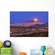 Copper Moon Rising over Wall Decal