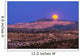 Copper Moon Rising over Wall Decal