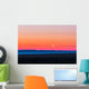Moon and Venus Rising Wall Decal