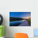 Quarter Moon Reflected Waters Wall Decal