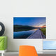 Quarter Moon Reflected Waters Wall Decal