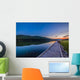 Quarter Moon Reflected Waters Wall Decal