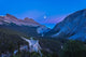 Moon over Icefields Parkway Wall Decal