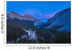Moon over Icefields Parkway Wall Decal
