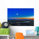 Moon with Antares Mars Wall Decal