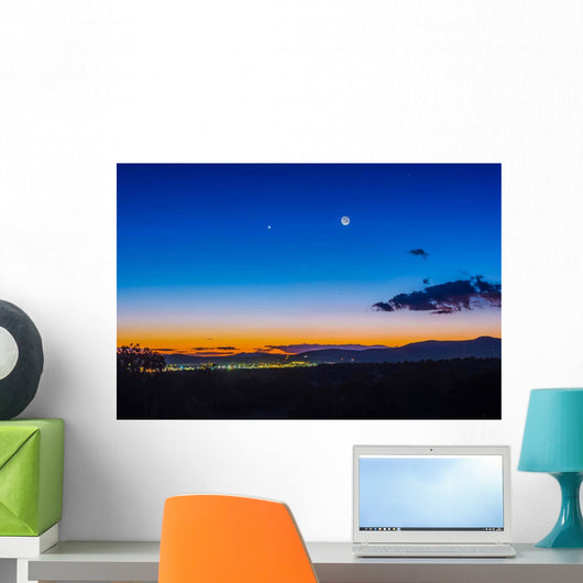 Moon Mercury Venus Conjunction Wall Decal
