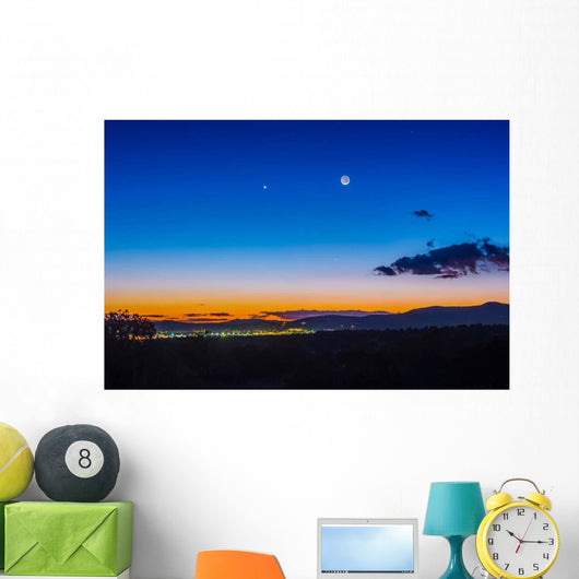Moon Mercury Venus Conjunction Wall Decal