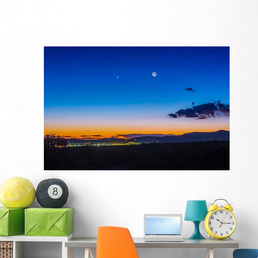 Moon Mercury Venus Conjunction Wall Decal