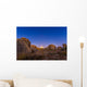 Full Moonrise City Rocks Wall Decal Design 2