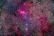 False Comet Cluster Area Wall Decal