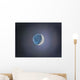 Crescent Moon with Earthshine Wall Decal Design 1