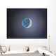 Crescent Moon with Earthshine Wall Decal Design 1