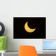 Partial Eclipse Sun as Wall Decal