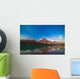 Perseid Meteors over Mt Wall Decal