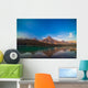 Perseid Meteors over Mt Wall Decal