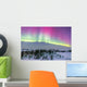 Pink Aurora over Boreal Wall Decal