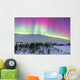 Pink Aurora over Boreal Wall Decal