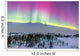 Pink Aurora over Boreal Wall Decal