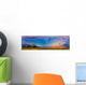 Panorama Colorful Sunset over Wall Decal
