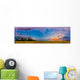 Panorama Colorful Sunset over Wall Decal