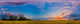 Panorama Colorful Sunset over Wall Decal