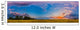 Panorama Colorful Sunset over Wall Decal