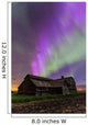 Purple Aurora over Old Wall Decal Design 2