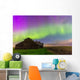 Purple Aurora over Old Wall Decal Design 1