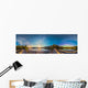 Night Sky Panorama Pyramid Wall Decal