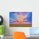 Prairie Sunset with Crepuscular Wall Decal