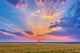Prairie Sunset with Crepuscular Wall Decal
