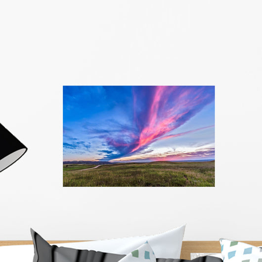 Colorful Sunset Reesor Ranch Wall Decal