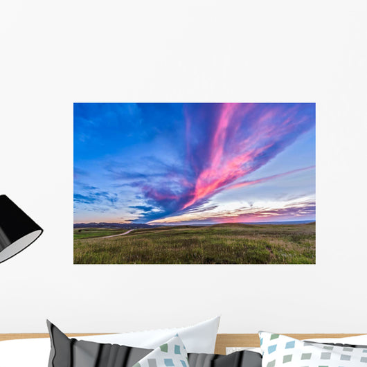 Colorful Sunset Reesor Ranch Wall Decal