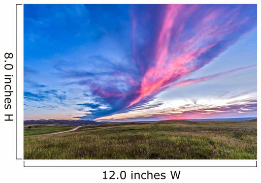 Colorful Sunset Reesor Ranch Wall Decal