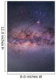 Center Milky Way through Wall Decal