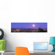 Full Moon Rising over Wall Decal