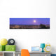 Full Moon Rising over Wall Decal