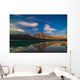 Star Trails behind Mount Wall Decal
