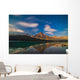 Star Trails behind Mount Wall Decal