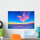 Sunset Colors over White Wall Decal