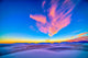Sunset Colors over White Wall Decal