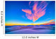 Sunset Colors over White Wall Decal