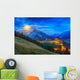 Supermoon Rising over Mount Wall Decal