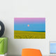 Supermoon Rising above Canola Wall Decal