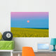 Supermoon Rising above Canola Wall Decal