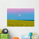 Supermoon Rising above Canola Wall Decal