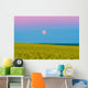 Supermoon Rising above Canola Wall Decal