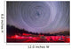 Circumpolar Star Trails above Wall Decal