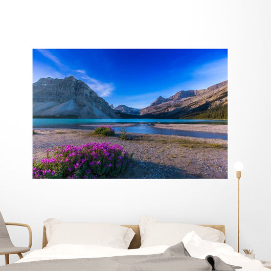 Twilight Bow Lake Banff Wall Decal