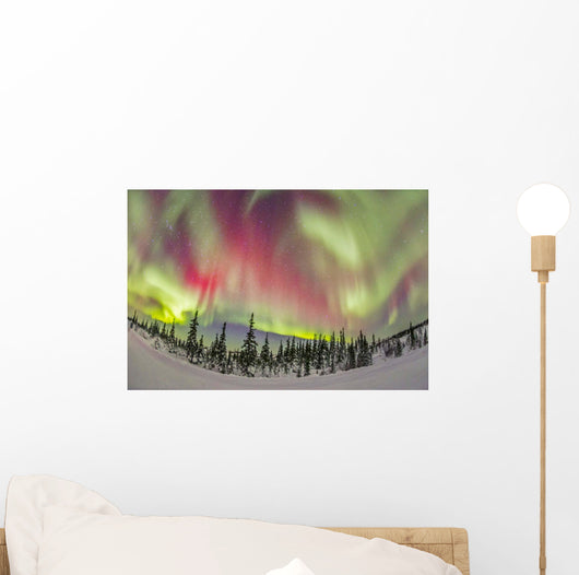 Aurora Borealis over Churchill Wall Decal Design 1